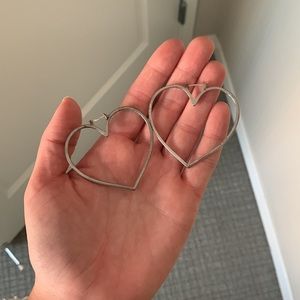 Juicy Couture heart earrings